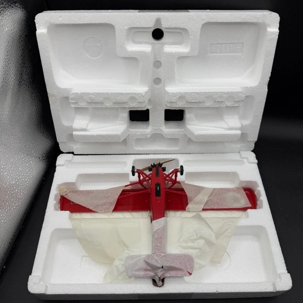 Vintage Wings of Texaco 1929 Curtiss Robin Airplane Bank‎ Diecast Red OS Vintage